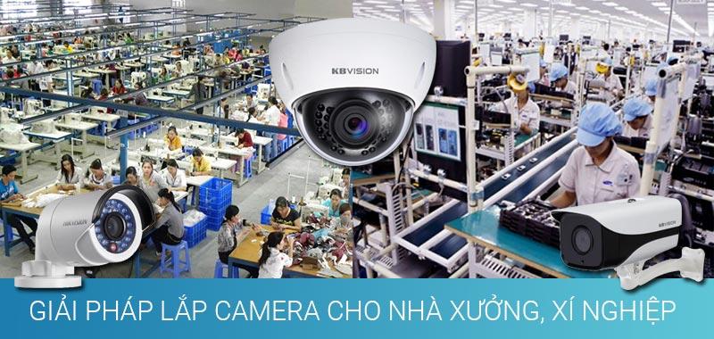 Giải pháp lắp camera cho nhà xưởng, xí nghiệp